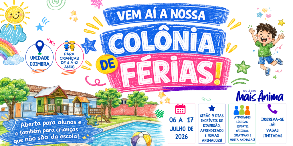 Colônia de Férias Mais Ânima – 2026